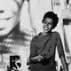 Lorraine Hansberry pictured in her apartment in New York City