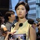 Former Wall Street Journal reporter and chair of the Hong Kong Journalists Association Selina Cheng (R) addresses a press conference in Hong Kong on July 17, 2024. A former Wall Street Journal reporter in Hong Kong on July 17, accused the paper of firing her over her role leading a press union and advocating for press freedom in the Chinese city.