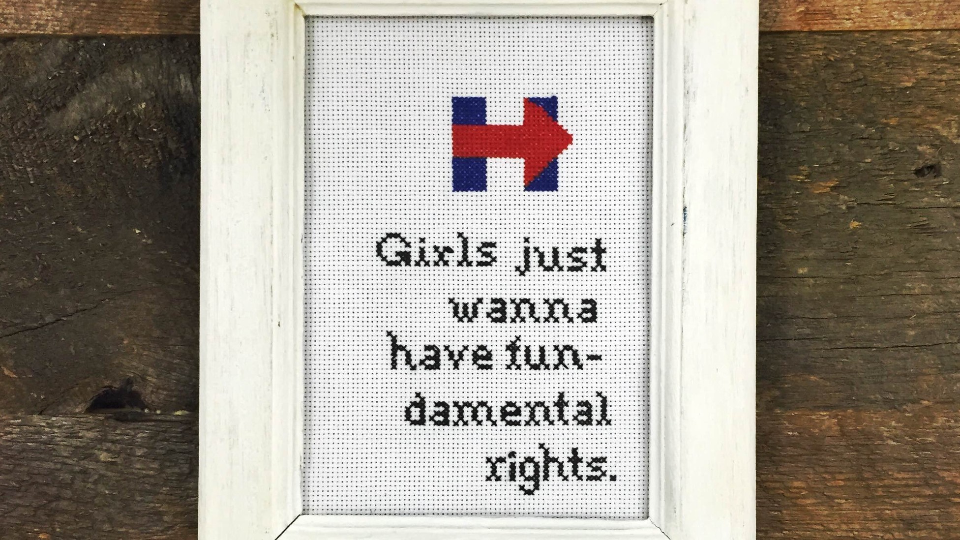 Hillary Clinton and the Resurgence of Cross Stitching The Atlantic