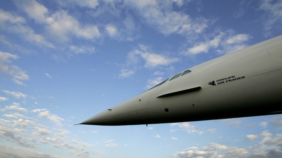 Join the flight of the Concorde with this beautiful 5-foot long