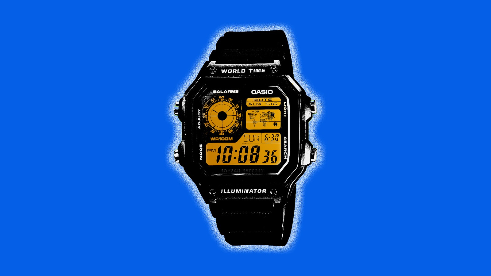 Casio world time illuminator price online