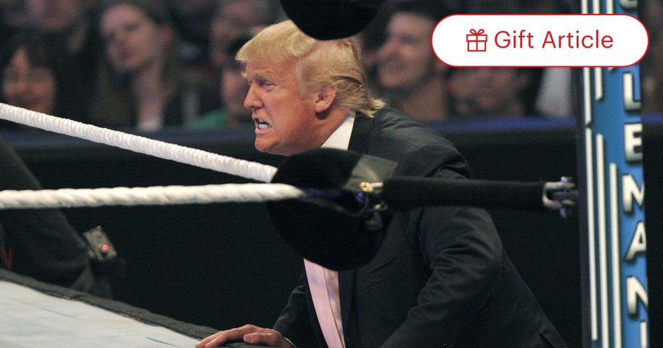 Trump wrestling sales