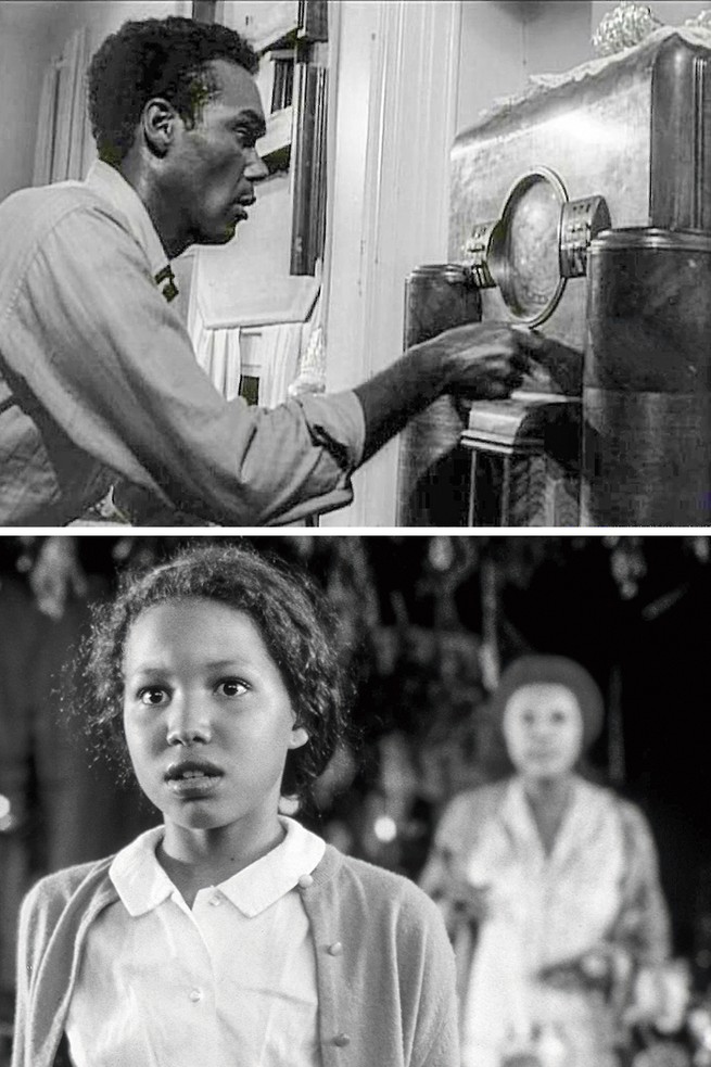 Top photo: Duane Jones in 'Night of the Living Dead.' Bottom: Jurnee Smollett in 'Eve’s Bayou.'