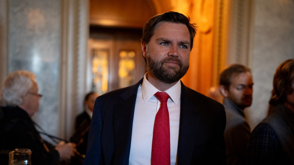 Picture of JD Vance in a suit