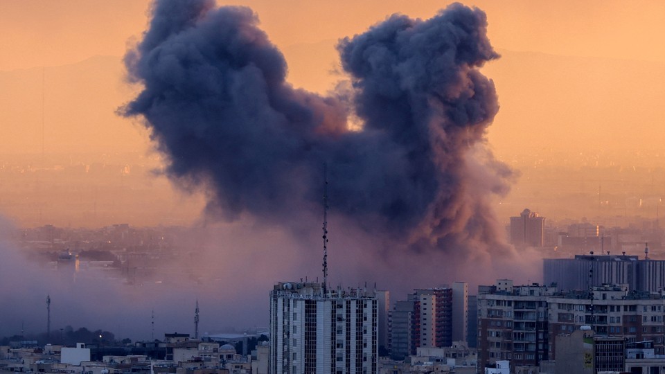 An explosion in Tehran