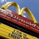 The sign outside a McDonald's restaurant in Pittsburgh.