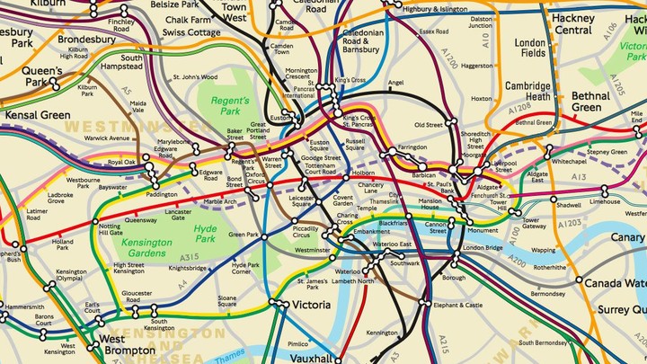 Tube Boob Behold The Geographically Accurate Map Of The London