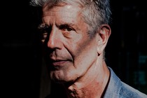 A portrait of Anthony Bourdain