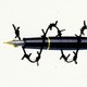 A pen surrounded by barbed wire