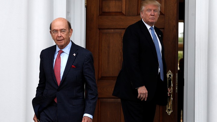 Wilbur Ross and Donald Trump