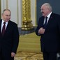 Russian President Vladimir Putin (L) and Belarusian President Alexander Lukashenko (R)