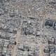 An aerial image of war-torn Gaza.