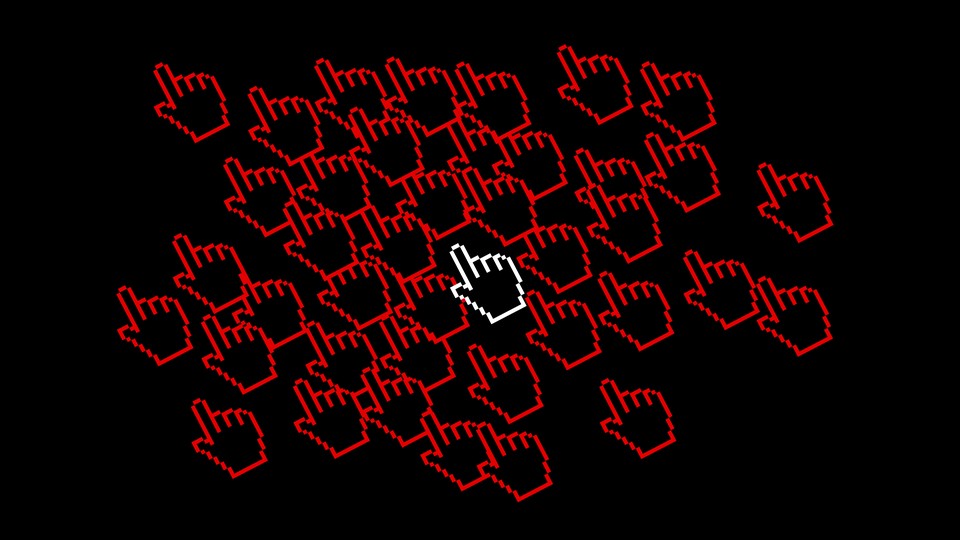 illustration of hand cursors