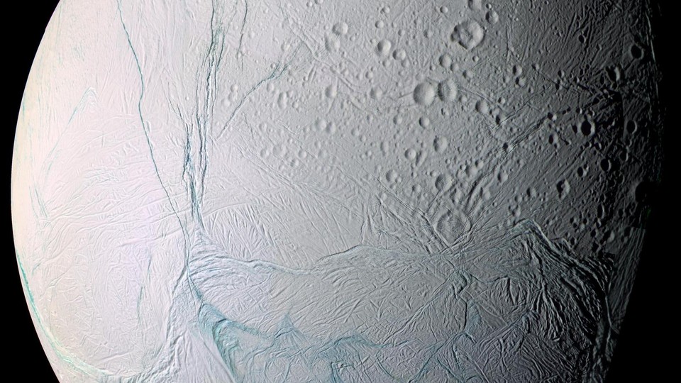 Enceladus, a moon of Saturn