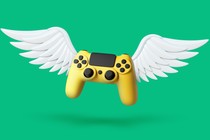 A video-game controller with wings