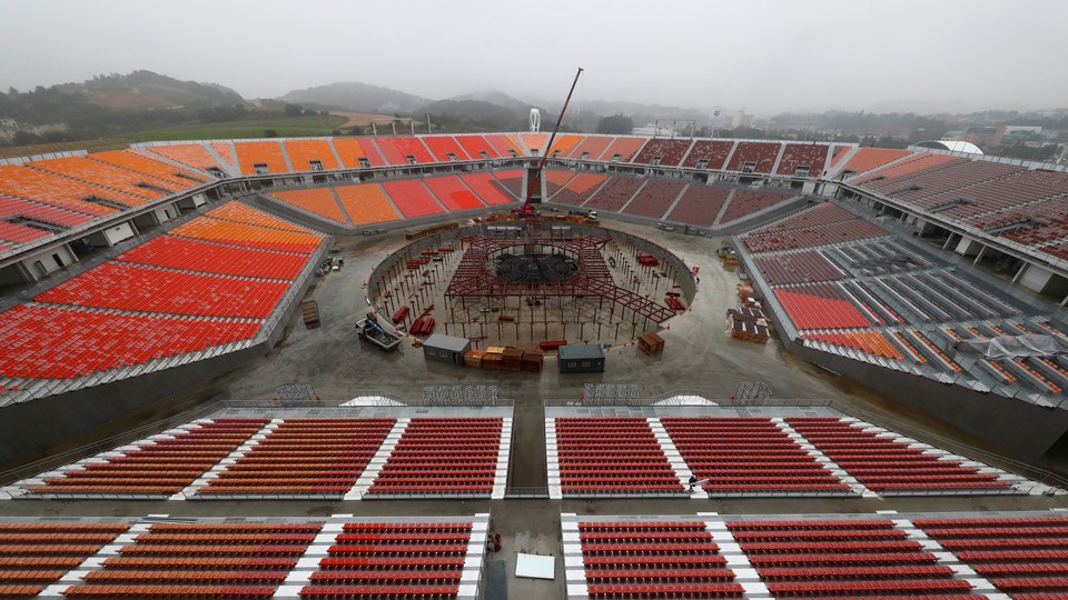 The Olympic Stadium in PyeongChang South Korea