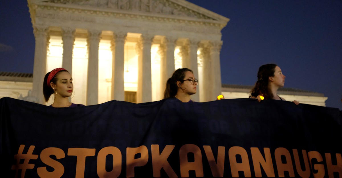 Women Opposed to Kavanaugh Rallied Outside the Capitol - The Atlantic