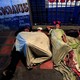 Venezuelan migrants sleep on makeshift beds in the streets of Maicao, Colombia, in February.