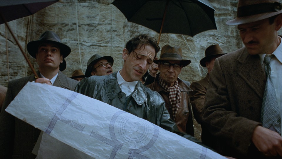 Adrien Brody in The Brutalist