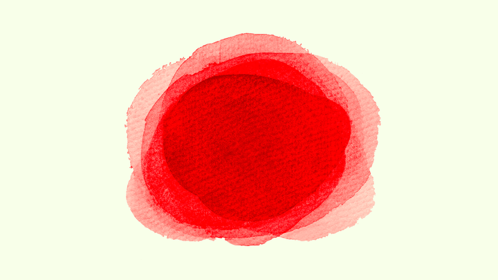 A red dot