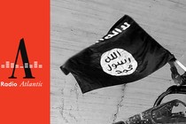 An ISIS flag being waved