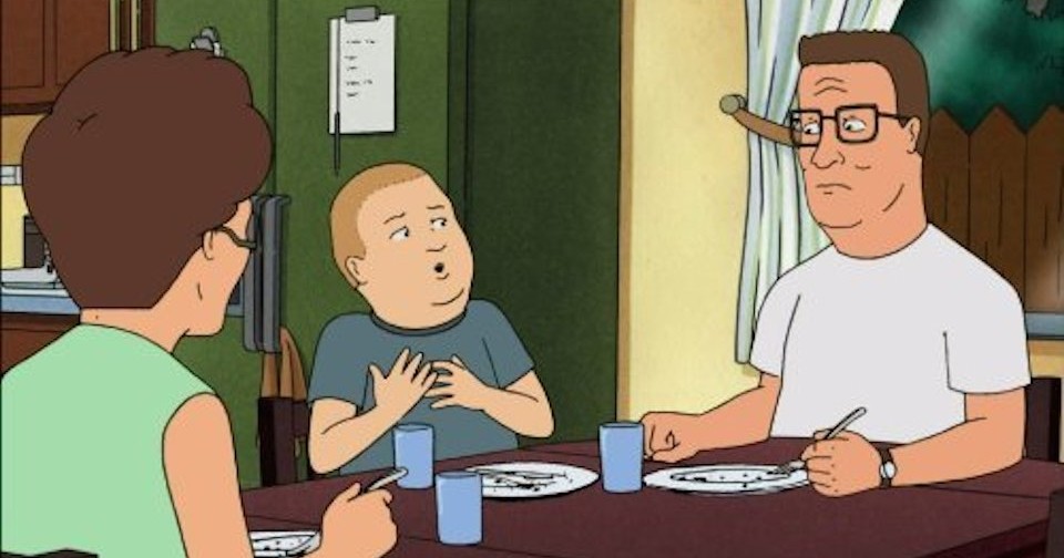 King Of The Hill - Hank Tells Bobby He's From New York 
