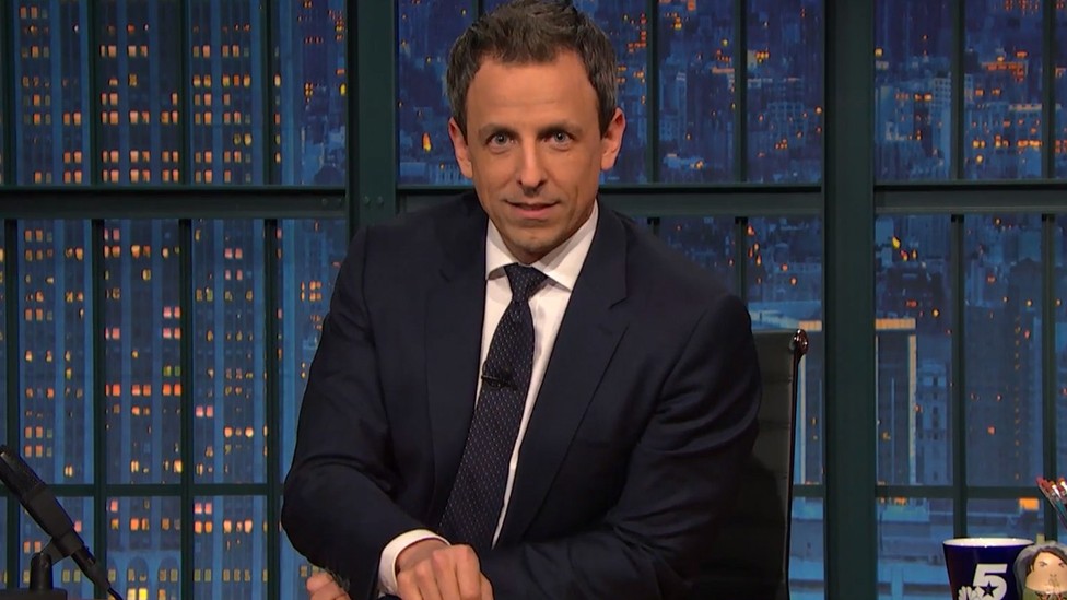 Seth Meyers and Samantha Bee Address Jimmy Fallon's Softball Questions ...