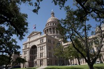 The Texas capitol building.