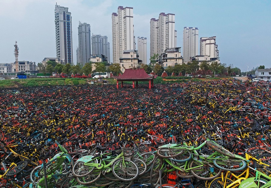 China Still Sorting Through Its BikeShare Graveyards The Atlantic