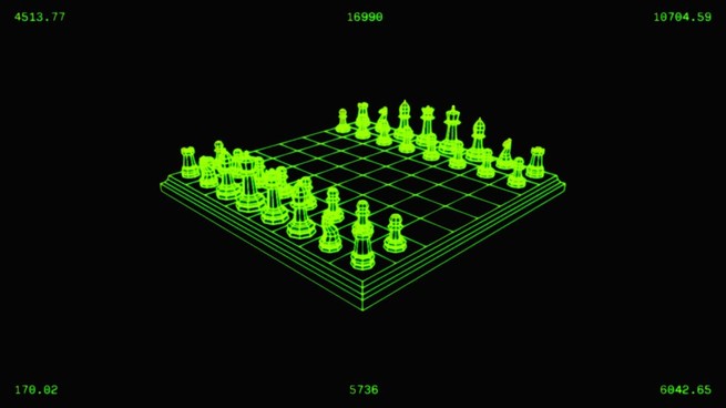 A digital chess board