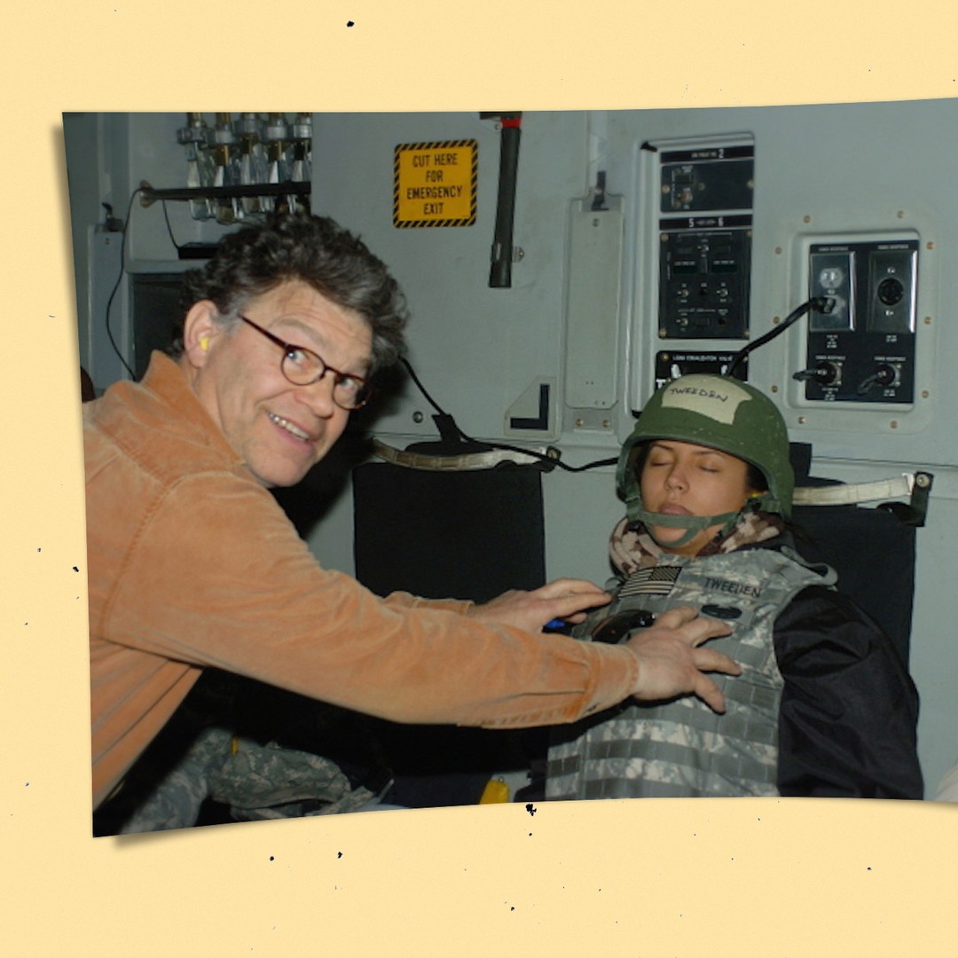 Hot Sleeping Girl Touching Boobs - Al Franken, That Photo, and Trusting the Women - The Atlantic