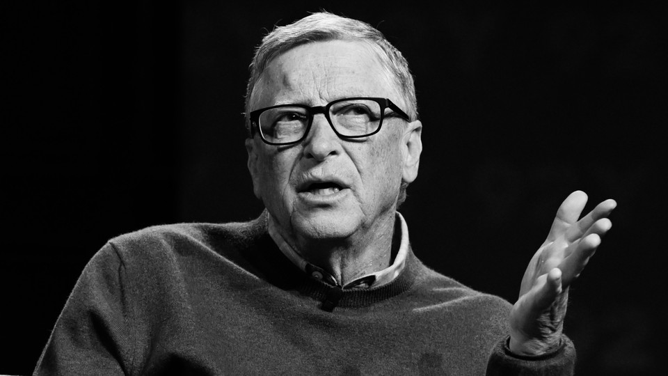 Bill Gates speaking in New York