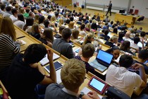 Students in a lecture hall