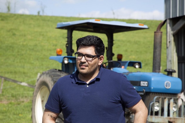 Jose Perez didn't take to farm chores growing up in Mosheim, Tennessee. Now he works at the University of Tennessee, Knoxville, answering questions from prospective students on everything from financial aid to student housing.