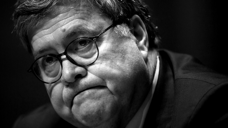 A photograph of William Barr