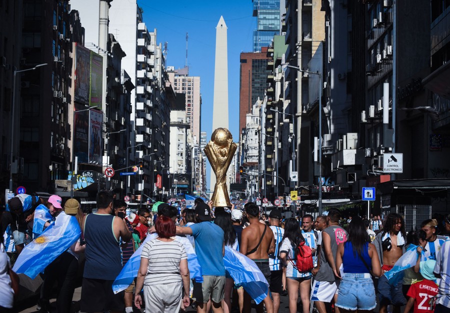 Photos Argentina S World Cup Victory Celebration The Atlantic   Original 