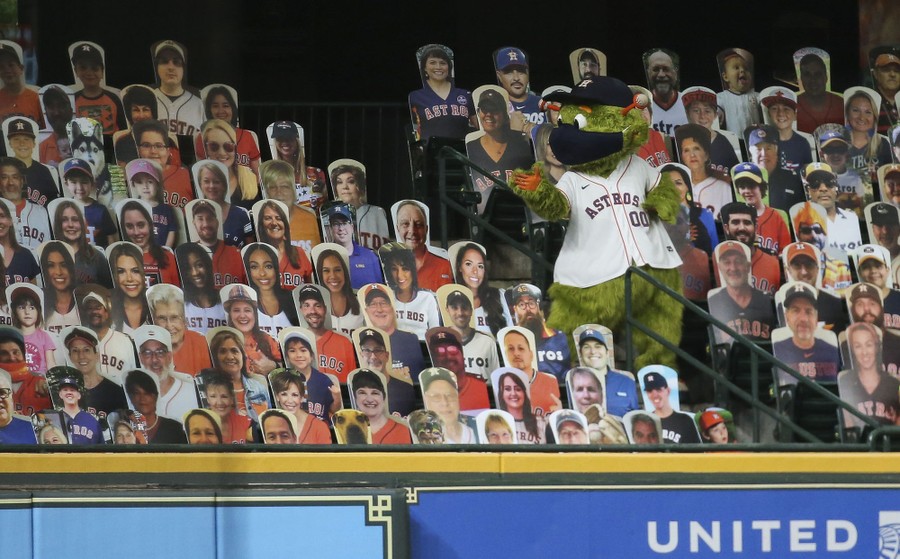 Houston, United States. 28th July, 2020. Houston Astros mascot