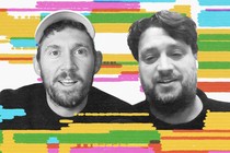 Image of Charlie Warzel side-by-side with David Sims