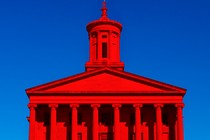 Tennessee State House in red