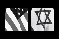 American and Israeli flags