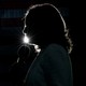 Kamala Harris in silhouette