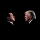 Donald Trump and Silvio Berlusconi facing each other