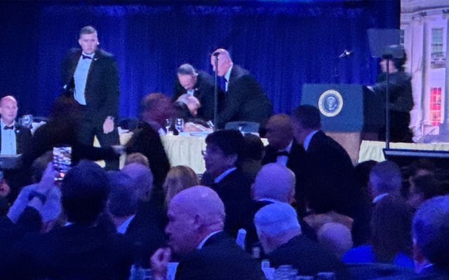 Scene from the White House Correspondents' Dinner