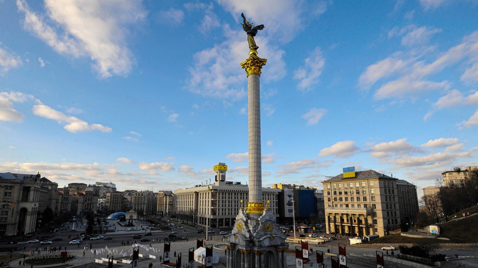 A general view of Kyiv's Independence Square