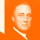A photo of Donald Trump and FDR