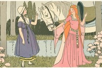 A 1921 illustration from 'The Goose Girl'