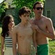Esther Garrel, Timothée Chalamet, and Armie Hammer in a scene from 'Call Me by Your Name'