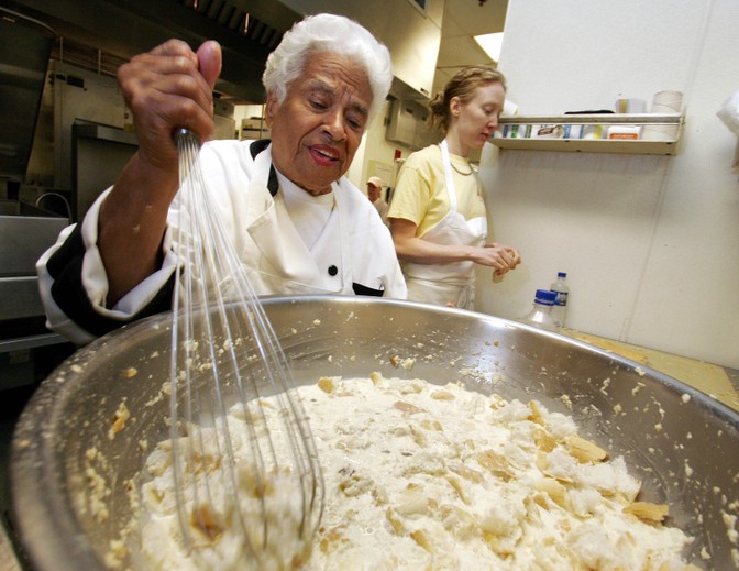 Magnalite pot used by Chef Leah Chase at Dooky Chase restaurant