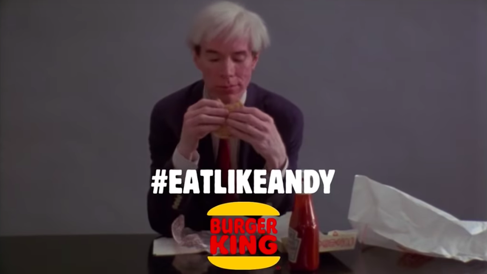 Burger King's Andy Warhol ad