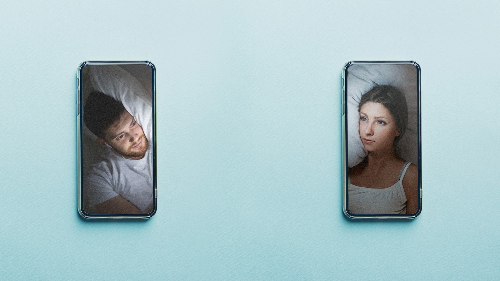 The Couples Who Share A Bed Over Videochat The Atlantic Give me a good reason to wake up. couples who share a bed over videochat